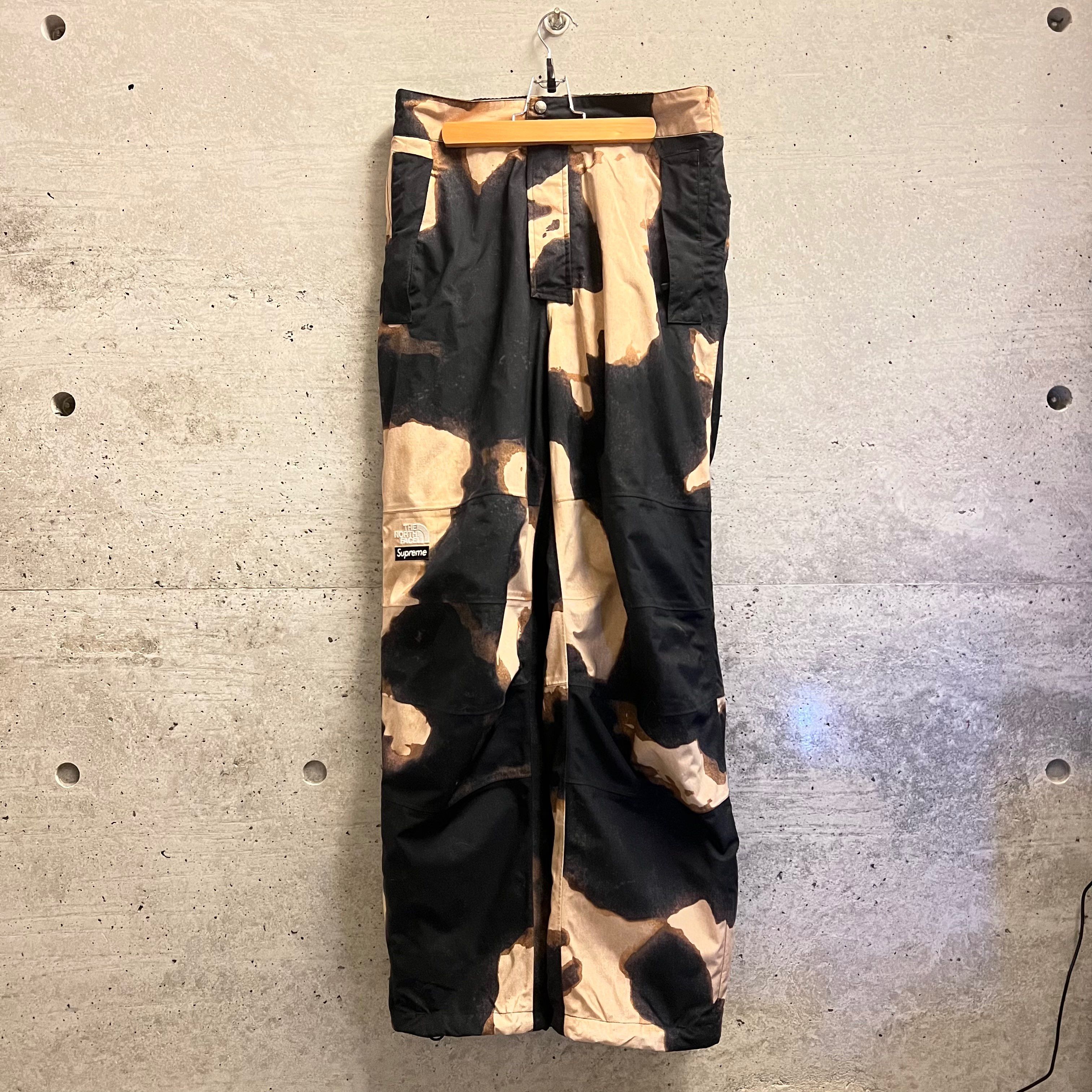 Supreme x The North Face Bleached Denim Print Mountain Pant "Black"