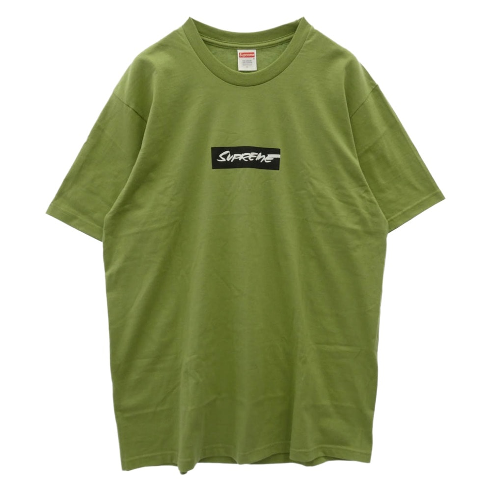 Supreme シュプリーム 24SS Futura Box Logo Tee Moss フューチュラ ボックス ロゴ 半袖 Tシャツ ライトグリーン系 L【中古】