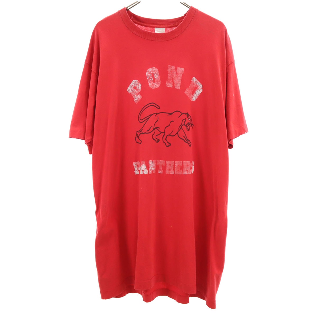 FRUIT OF THE LOOM フルーツオブザルーム 90s USA製 オールド パンサー プリント 半袖 Tシャツ XXL シングルステッチ ビッグサイズ