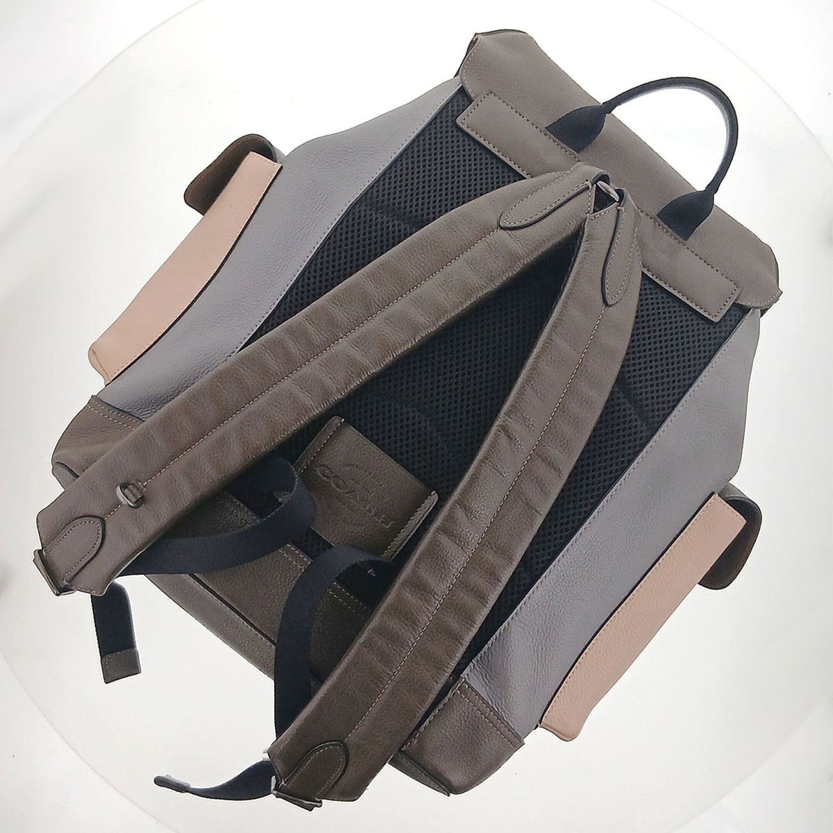 C (やや傷や汚れあり)】COACH コーチ ハドソン カラーブロック レザー