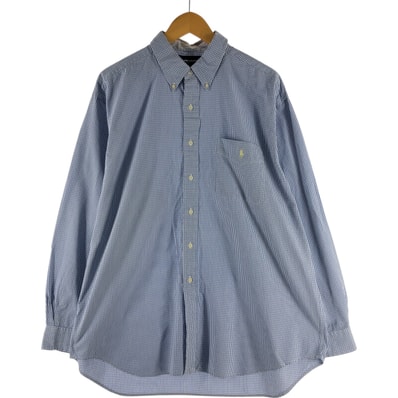 古着 ラルフローレン Ralph Lauren RALPH LAUREN GOLF 長袖 ボタンダウンチェックシャツ メンズXL相当/eaa535717