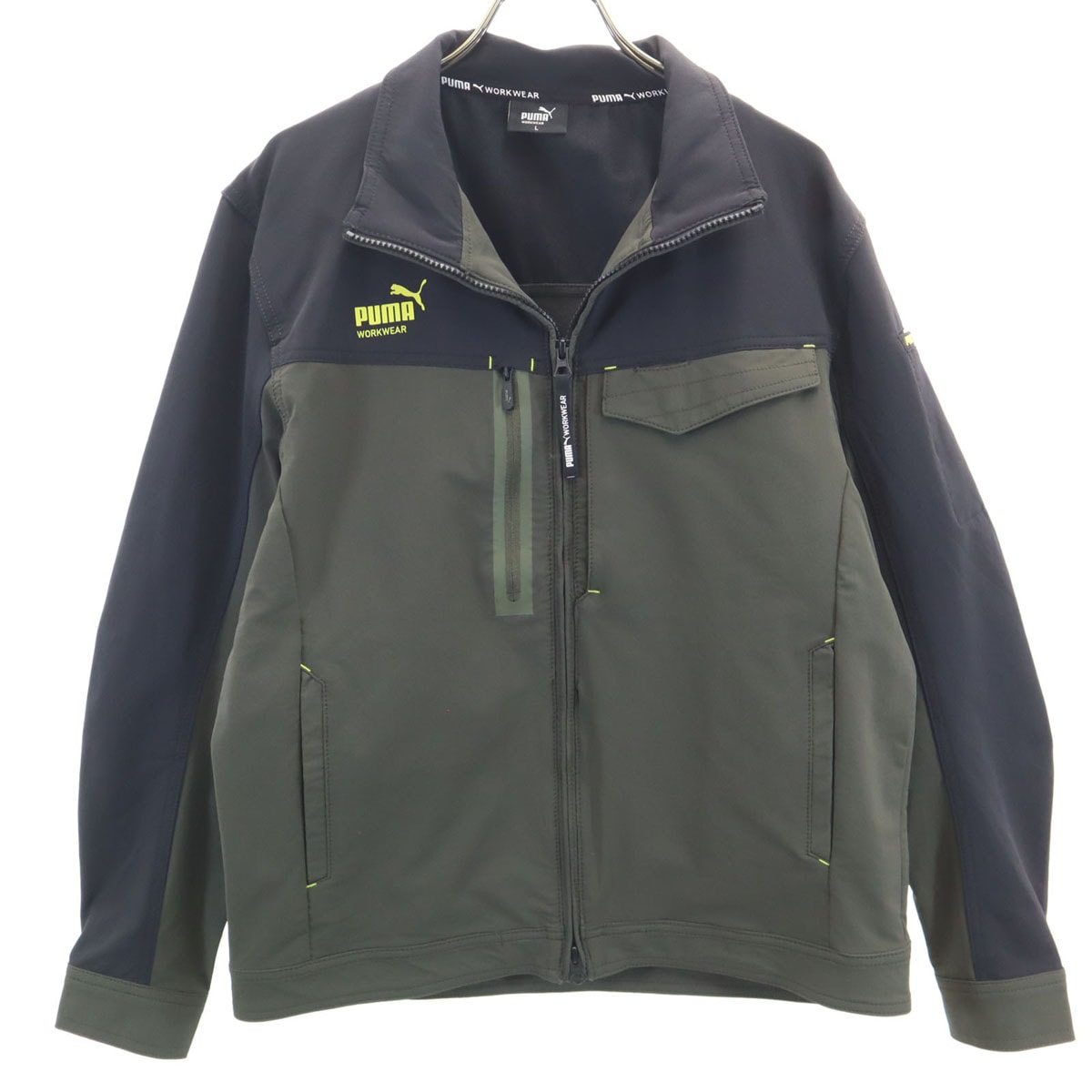 PUMA プーマ ワークジャケット L カーキ