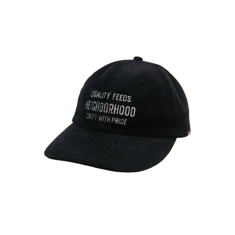 NEIGHBORHOOD Corduroy Dad Cap "Black"