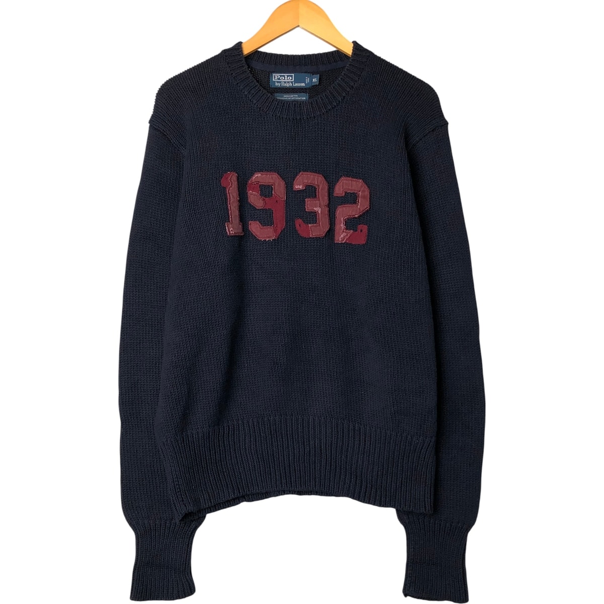 古着 ラルフローレン Ralph Lauren POLO by Ralph Lauren コットンニットセーター メンズXL相当/eaa599597