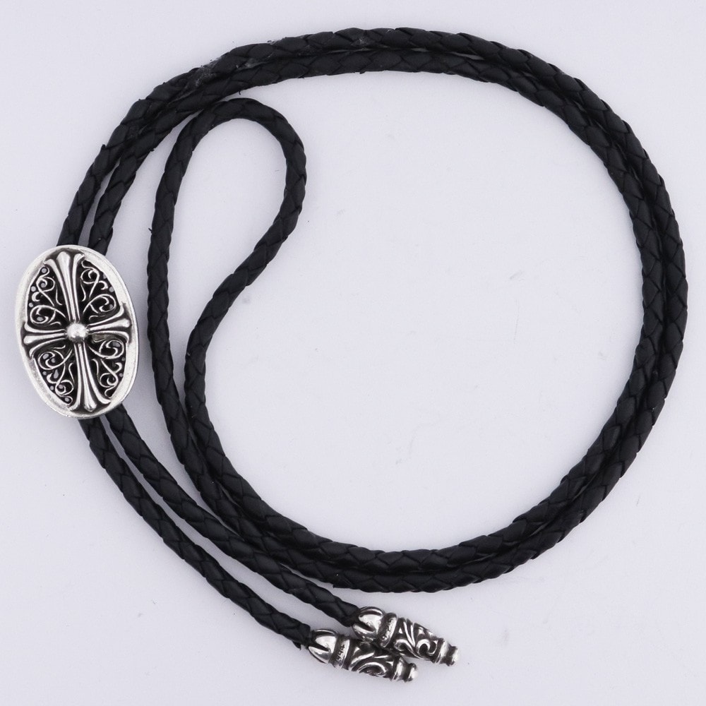 Chrome Hearts Tiny Classic Oval Loop Tie "Silver"