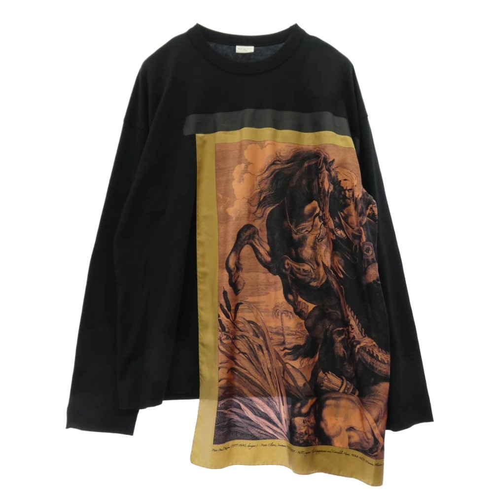 DRIES VAN NOTEN ジャガード 抽象柄 タンクトップ ベルギー製 C (やや傷や汚れあり)】DRIES VAN NOTEN ドリスヴァンノッテン