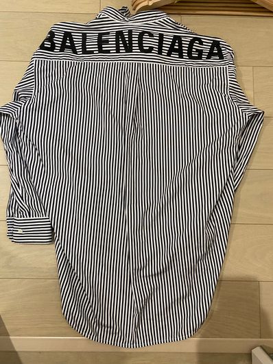 BALENCIAGA シャツ ブラウス ロゴ ニュースウィング