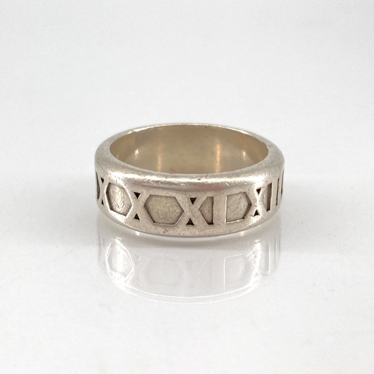 TIFFANY&Co.(ティファニー) アトラス Ag925 #13号 リング・指輪 6.71g シルバー