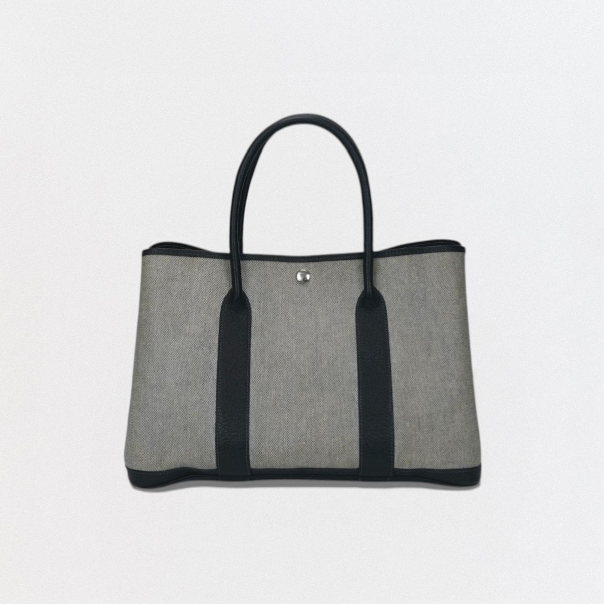 エルメス HERMES ガーデンパーティPM ガーデンパーティPM ガーデンパーティ36 ガーデンパーティー バッグ トートバッグ トワルアッシュ ノワール Noir ブラック Black 黒 シルバー金具