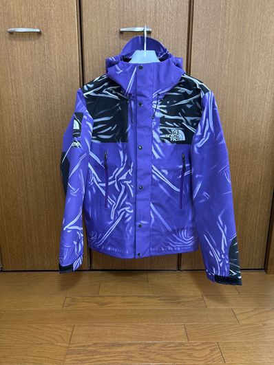 Supreme x The North Face Trompe Loeil Printed Taped Seam Shell Jacket "Purple"