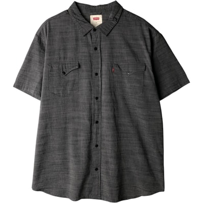 古着 リーバイス Levi's 半袖 シャンブレーシャツ メンズXL相当/eaa650622