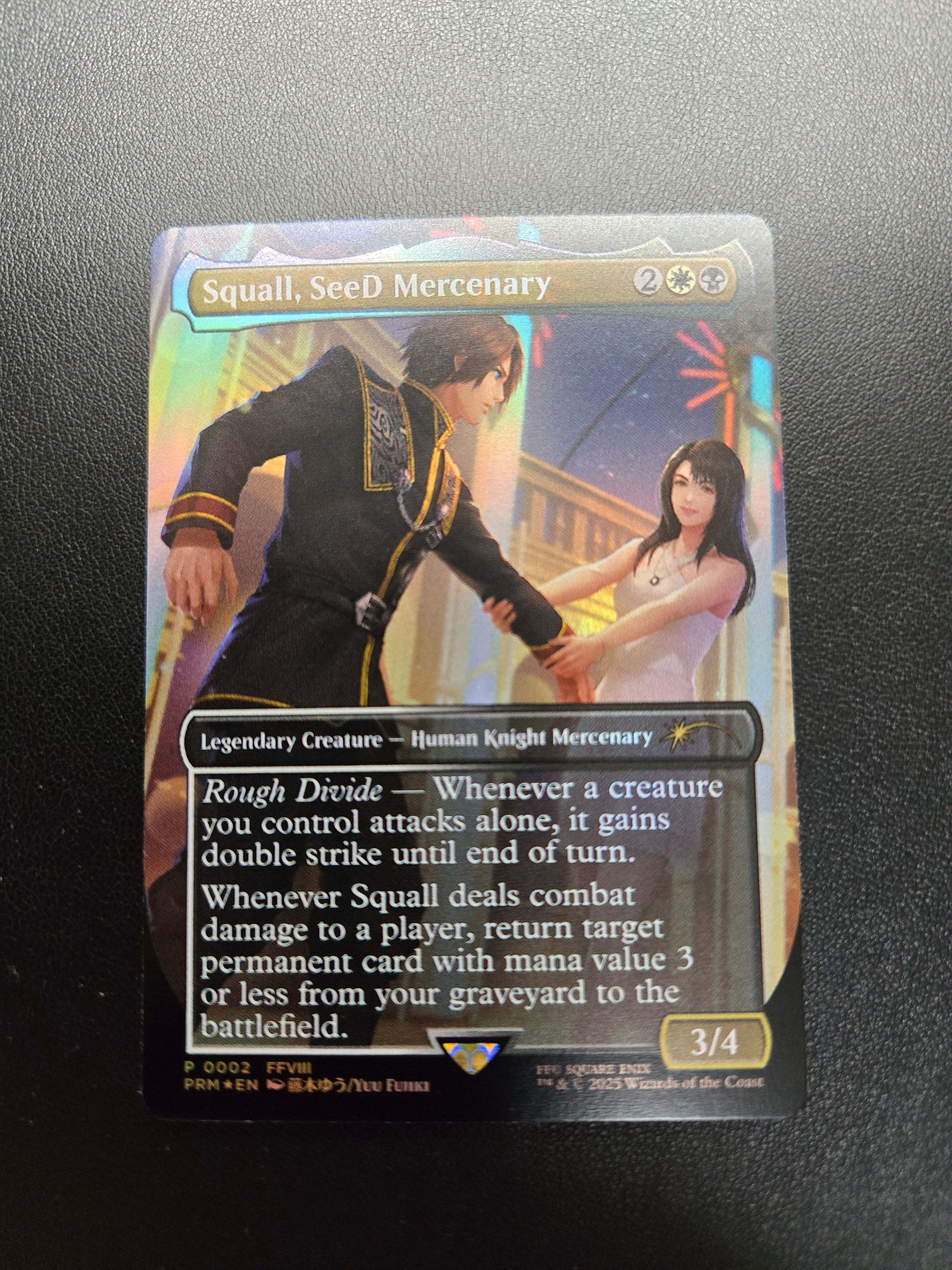 SeeDの傭兵、スコール P :ボーダーレス版 [PRN 0002]【英語版】(プロモーションカード ファイナルファンタジー)