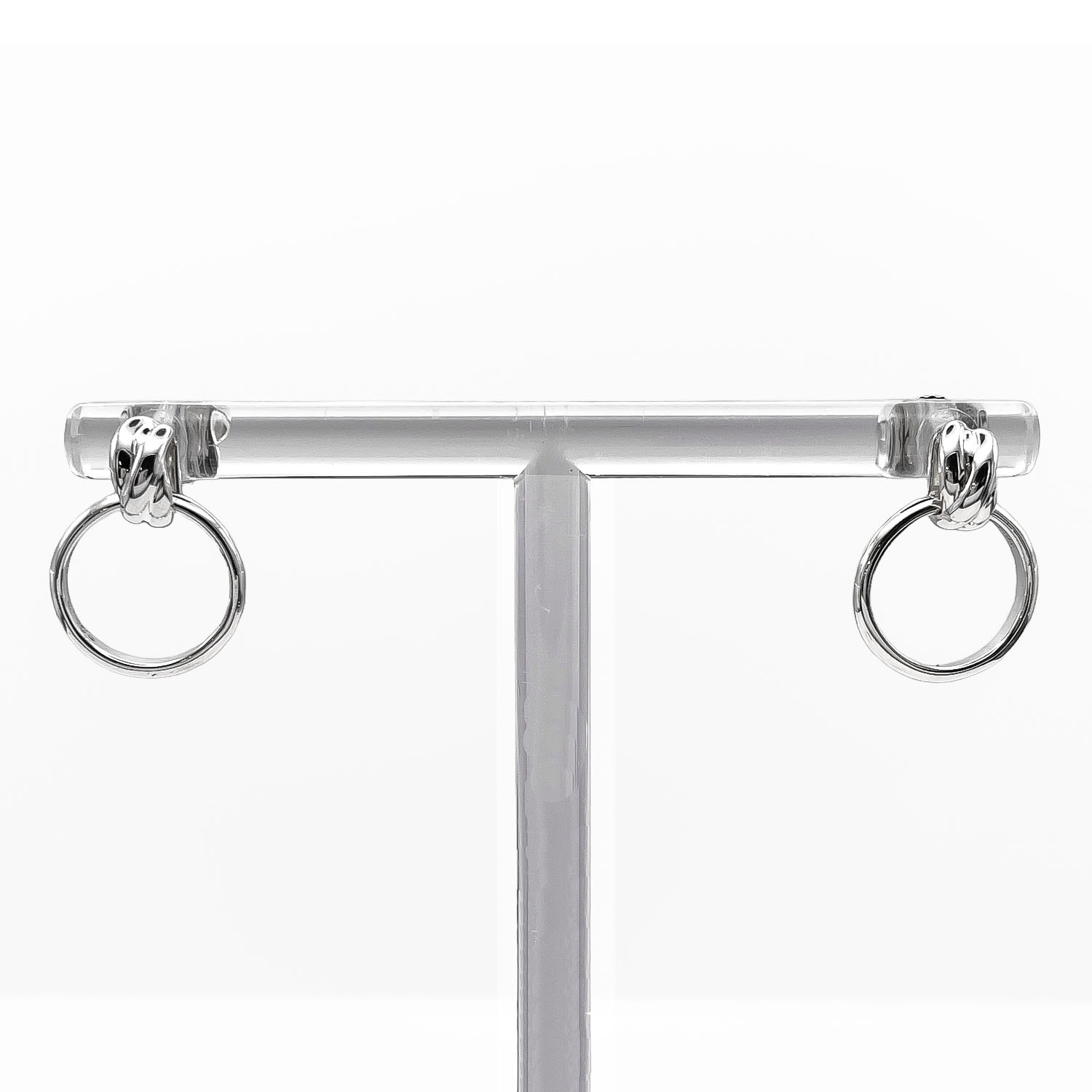 TIFFANY&Co. ティファニー パロマメロディ サークル ピアス SV925 シルバー 新品仕上済 レディース 【中古】
