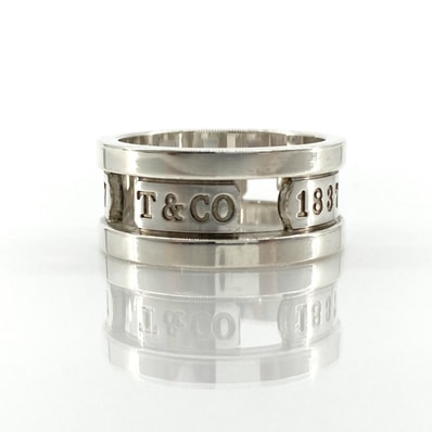 TIFFANY&Co.(ティファニー) 1837エレメント ヴィンテージ Ag925 #15.5号 リング・指輪 8.21g シルバー