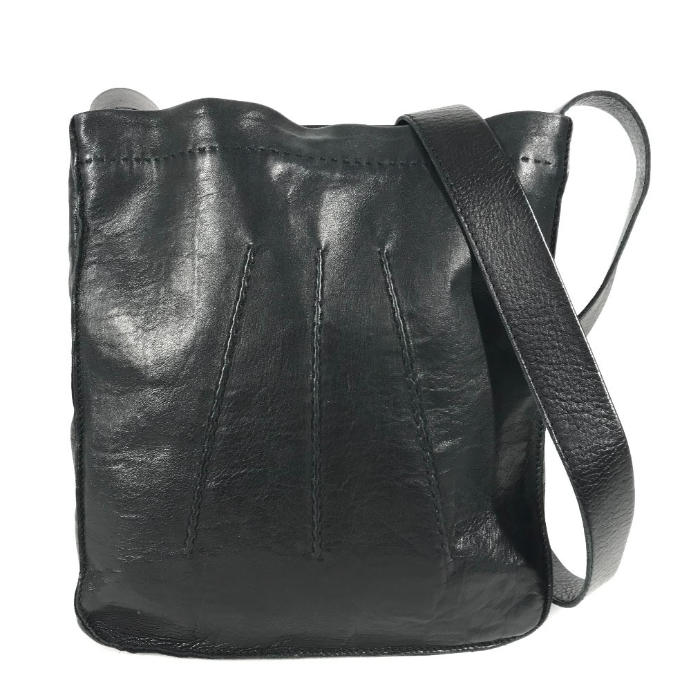 エルメス HERMES トゥドゥ ポシェット カバン 斜め掛け ショルダーバッグ レザー ブラック