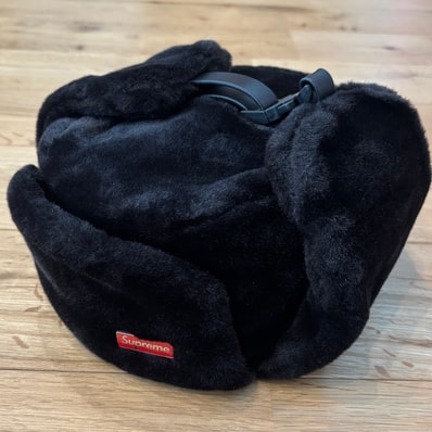Supreme Faux Fur Ushanka Hat (19FW) "Black"