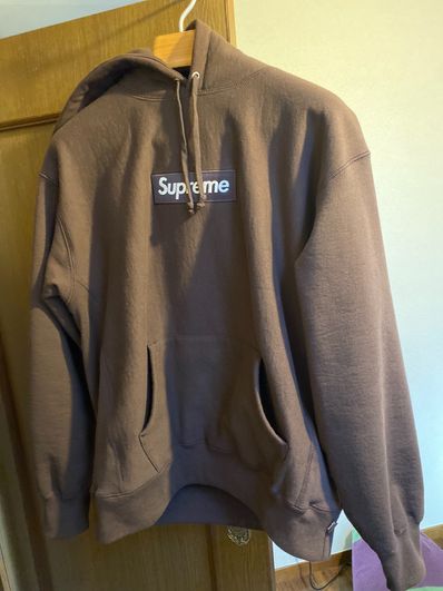 Supreme Box Logo Hooded Sweatshirt "Dark Brown" (21FW)