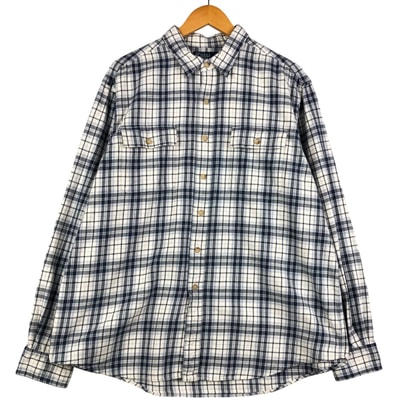 古着 ラルフローレン Ralph Lauren POLO by Ralph Lauren 長袖 フランネルチェックシャツ メンズXL相当/eaa600172