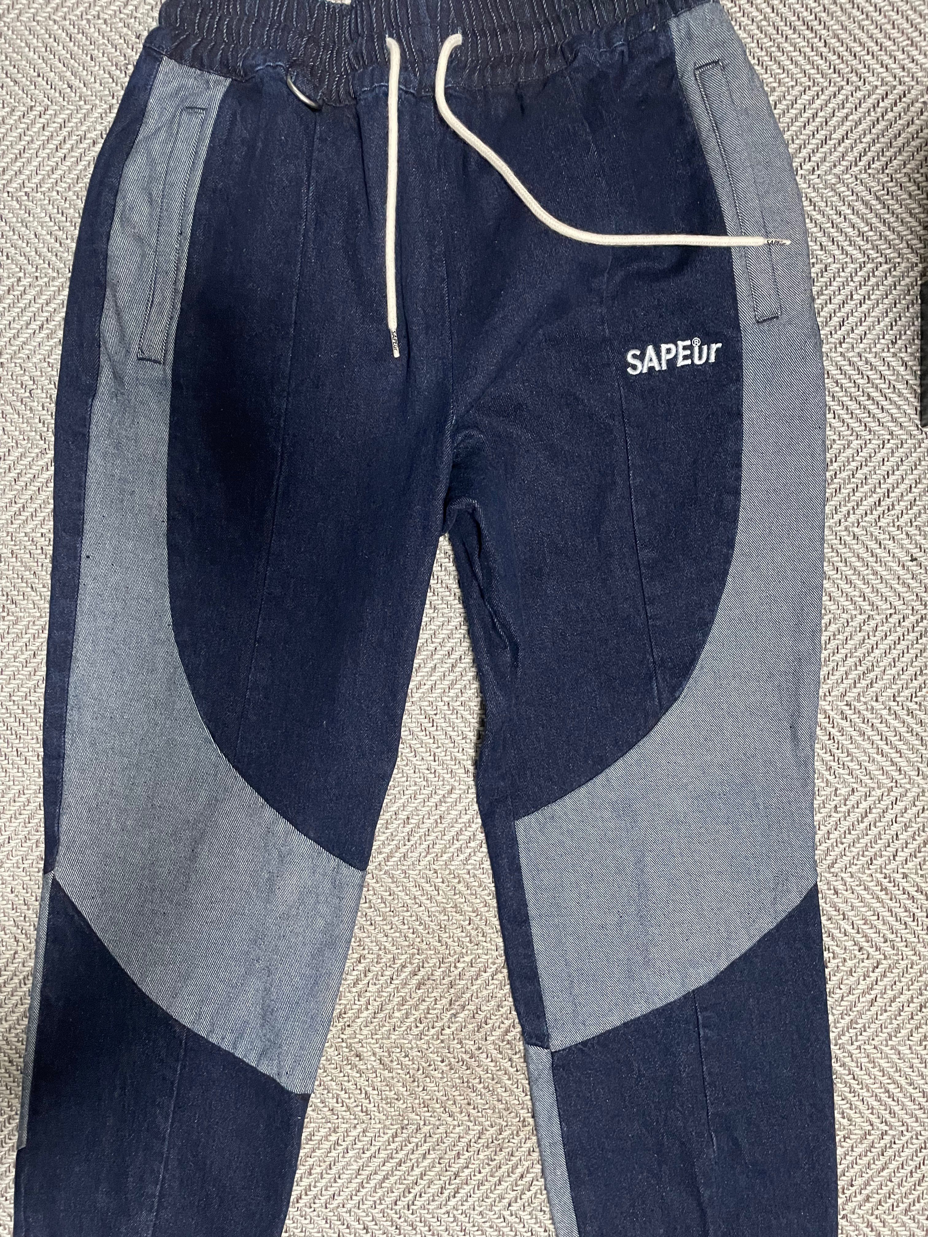 SAPEur DENIM TRACK PANTS "Indigo"