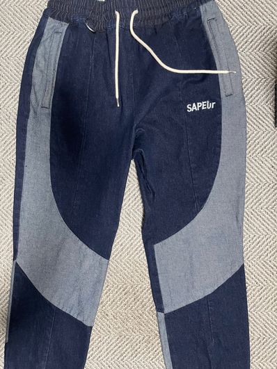 SAPEur DENIM TRACK PANTS "Indigo"