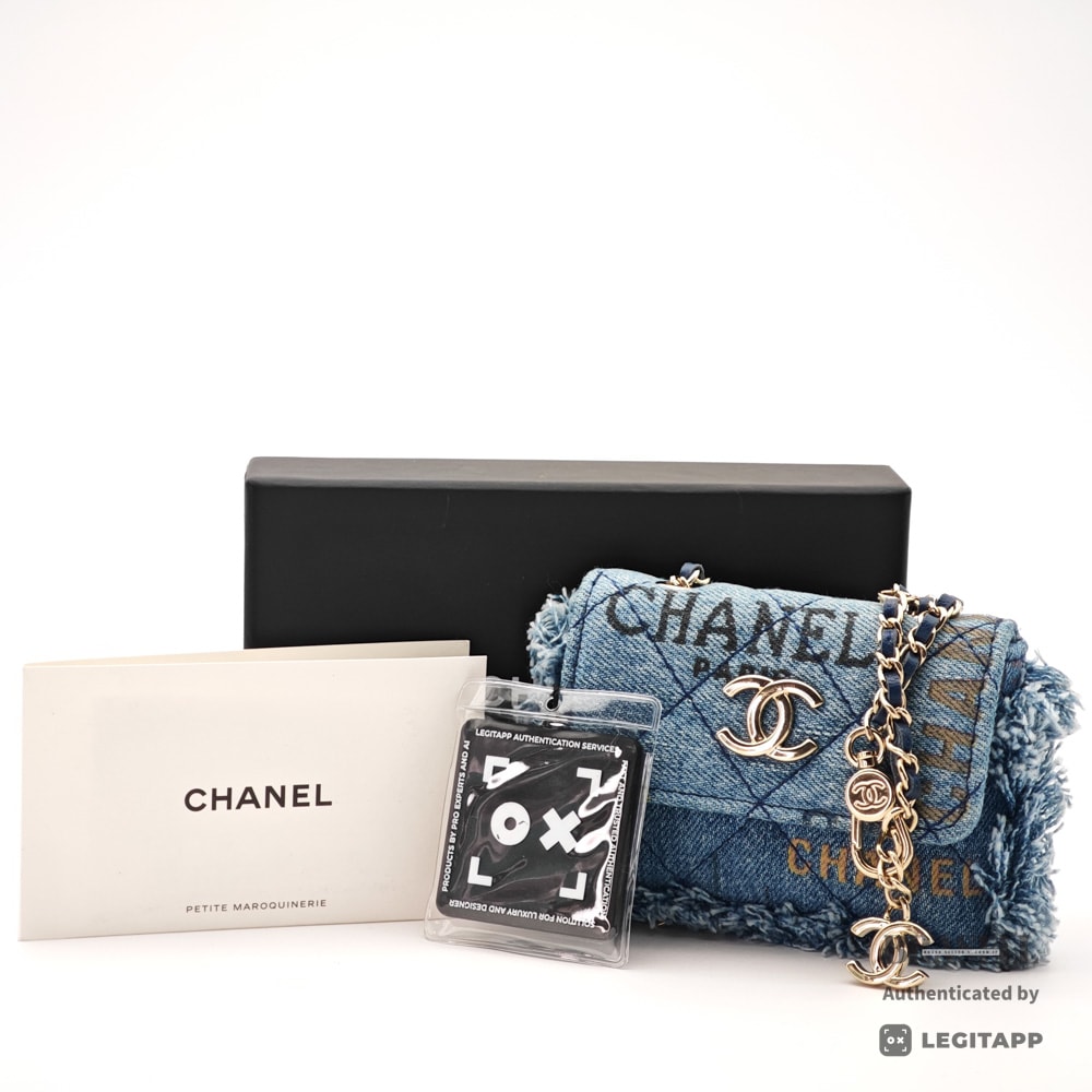 CHANEL シャネル 31911443 ポーチ Denim レディース