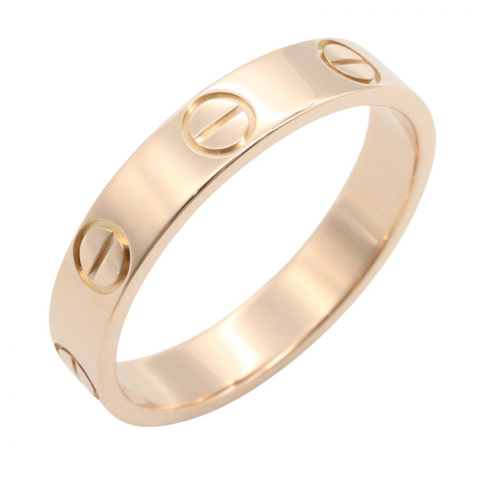カルティエ CARTIER ミニラブリング リング・指輪 ジュエリー K18PG(ピンクゴールド) レディース ゴールド系 B4085200 【中古】