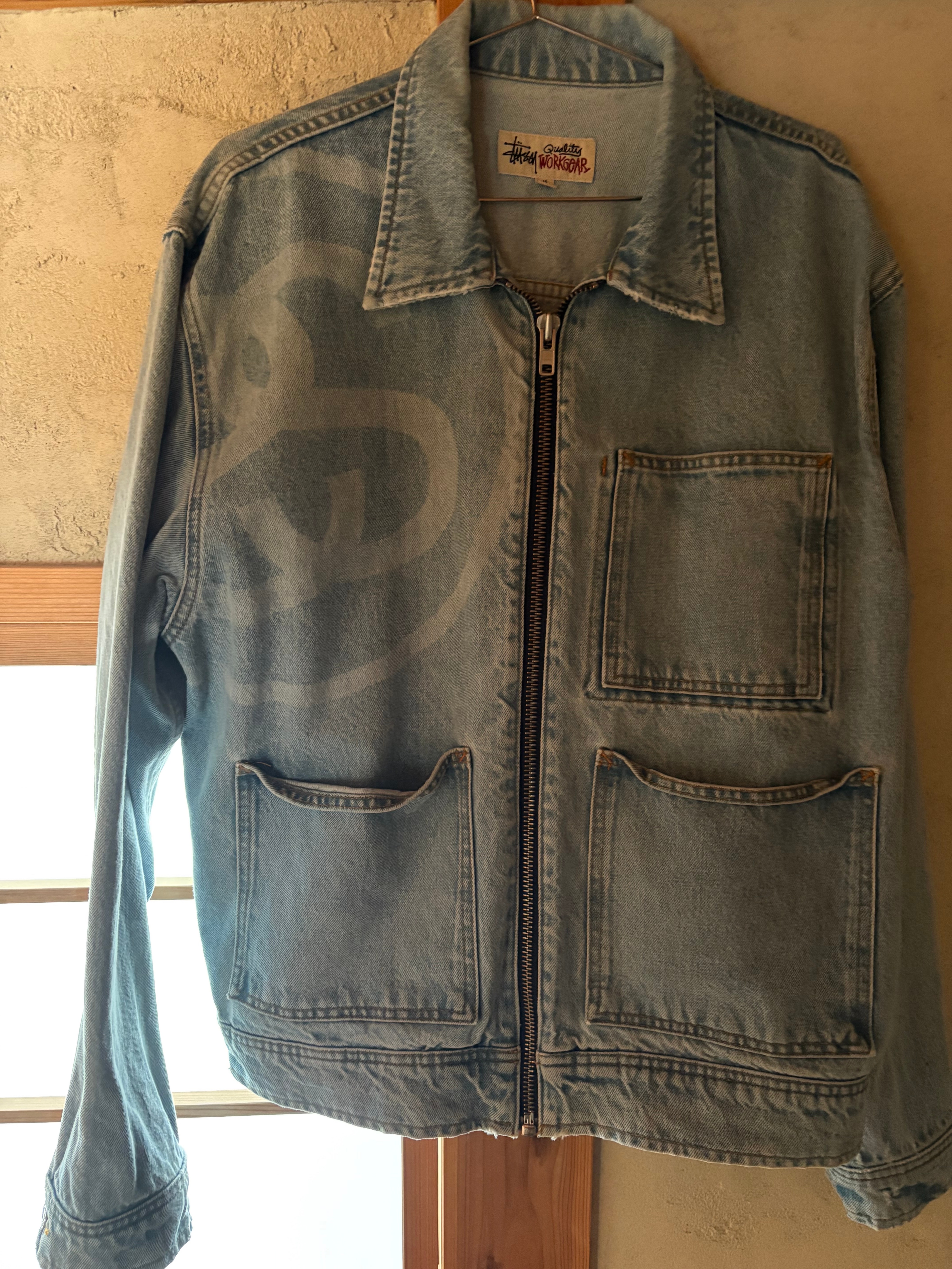 Stussy SS-Link Zip Work Jacket "Stone Wash"