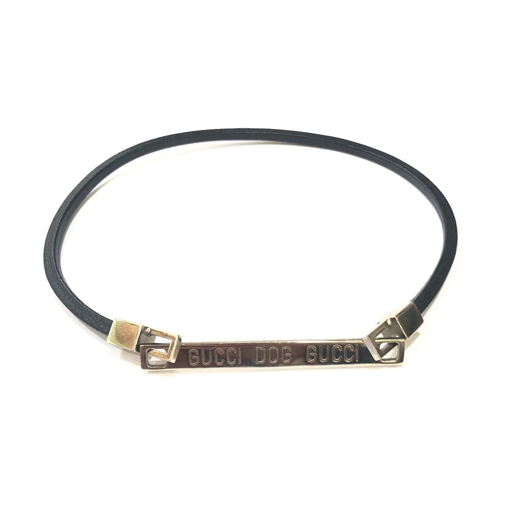 グッチ GUCCI GUCCI DOG GUCCI ドッグ 犬用 チョーカー ネックレス チョーカー SS ブラック