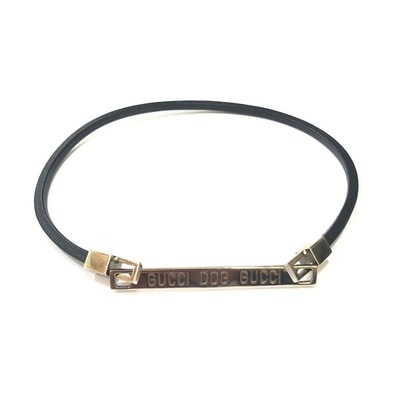 グッチ GUCCI GUCCI DOG GUCCI ドッグ 犬用 チョーカー ネックレス チョーカー SS ブラック
