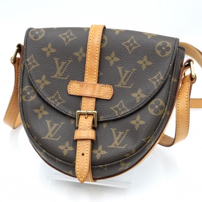 LOUIS VUITTON(ルイ・ヴィトン)シャンティPM ヴィンテージ ショルダーバッグ モノグラム キャンバス レザー ブラウン ゴールド金具 M40646【中古】