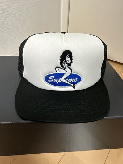 Supreme Pin Up Mesh Back 5-Panel "Black"