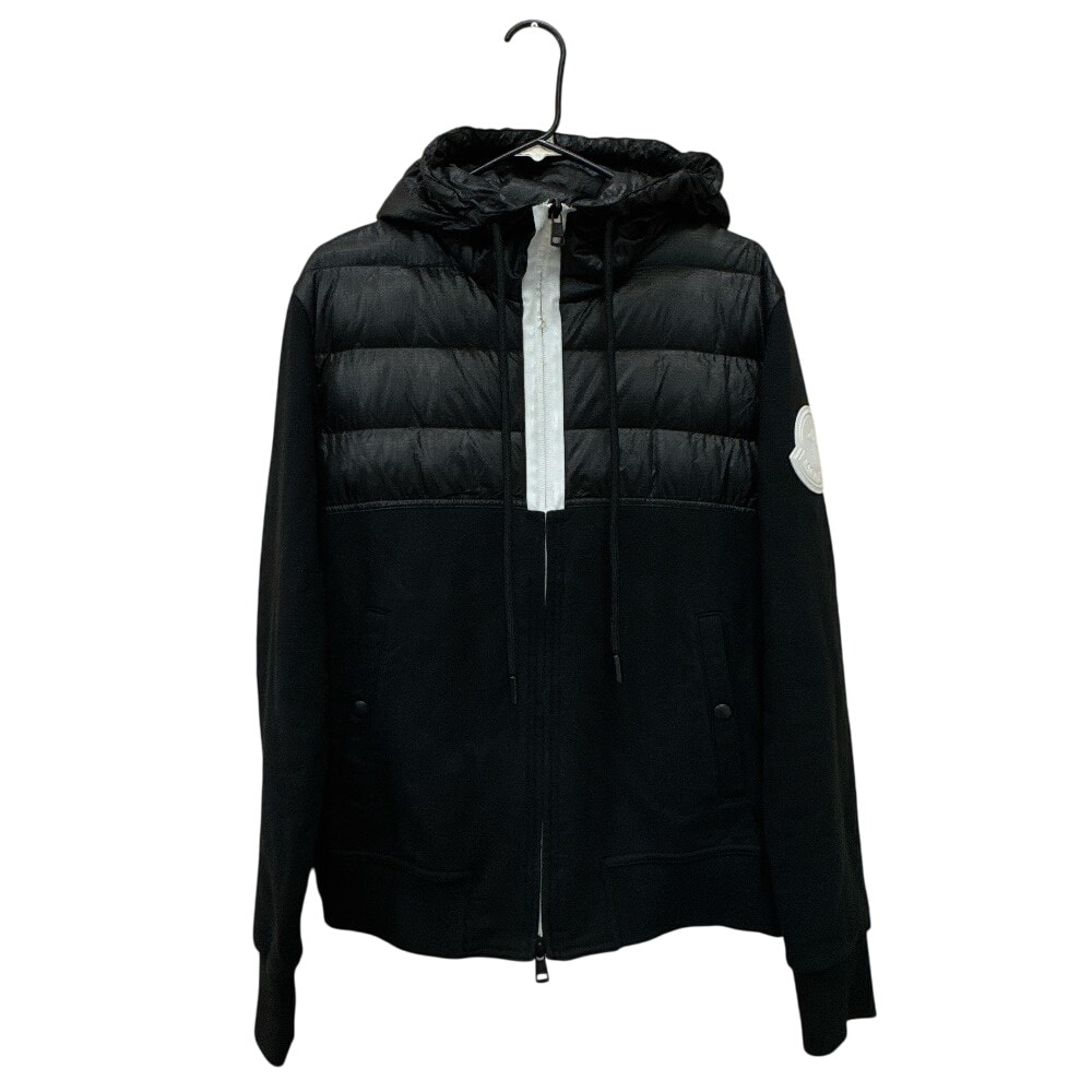モンクレール MONCLER パーカー ダウンジャケット ハーフジップ ブラック