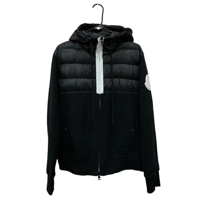 モンクレール MONCLER パーカー ダウンジャケット ハーフジップ ブラック