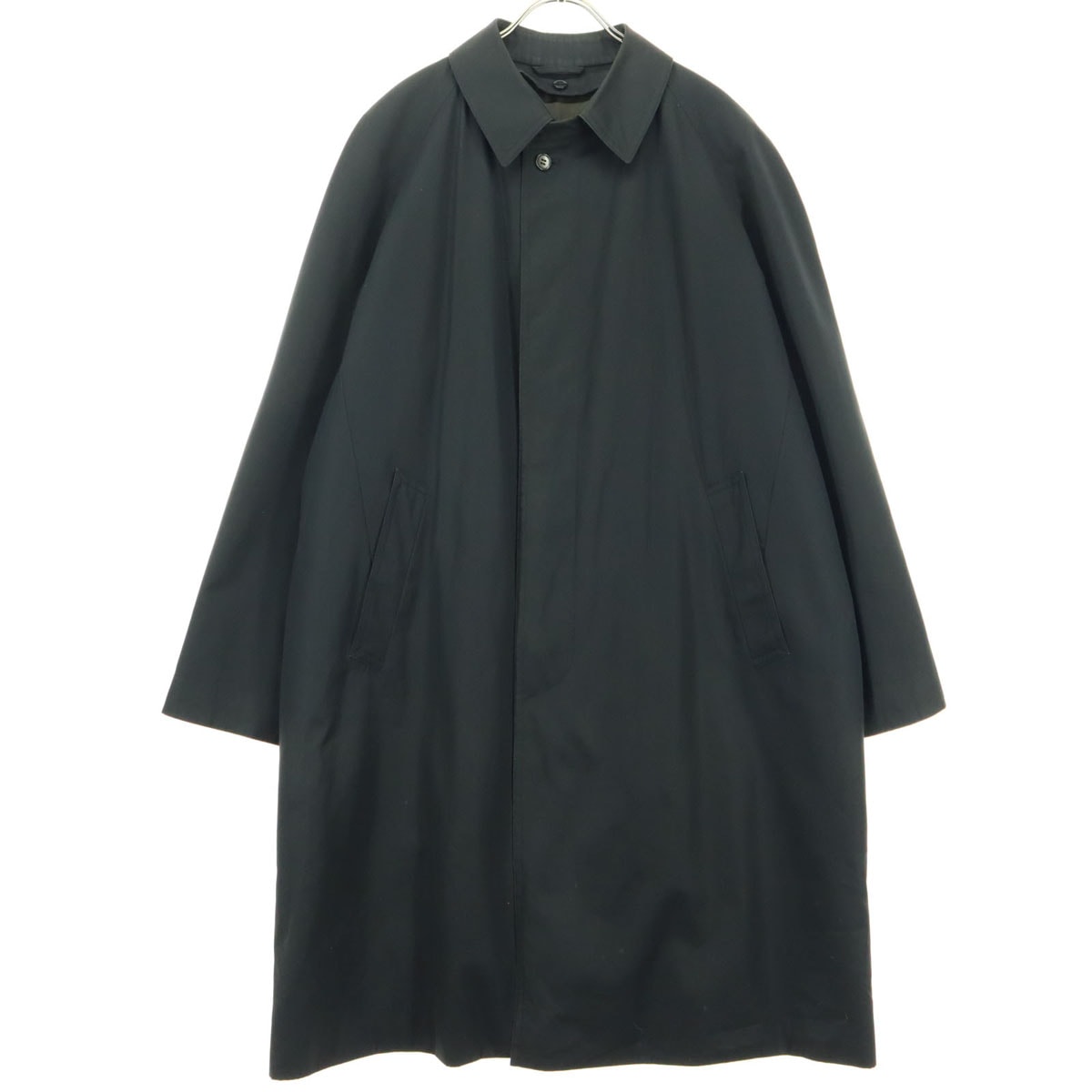 REGAL リーガル 長袖 ステンカラーコート A5 ブラック ライナー取り外し可能