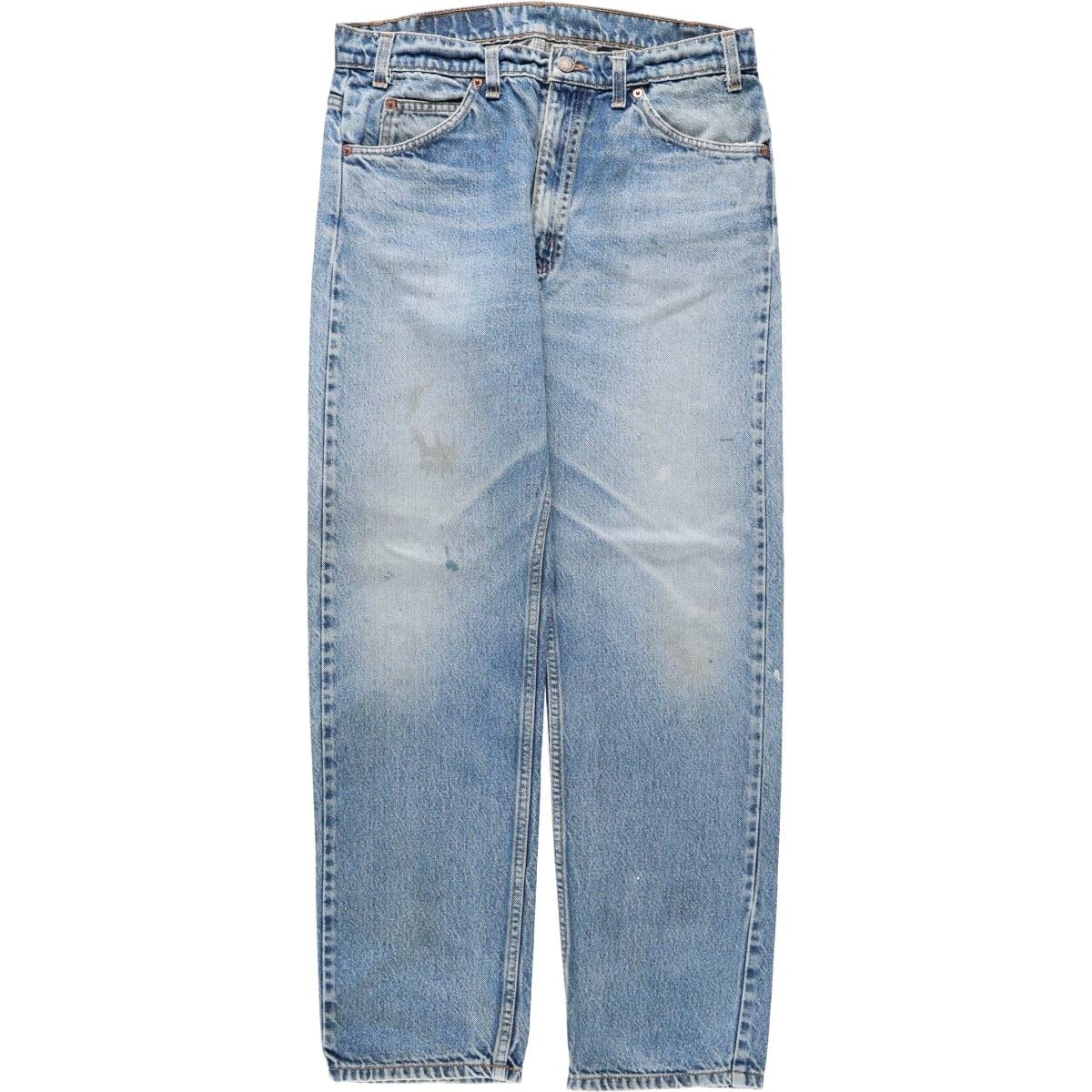 古着 90年代 リーバイス Levi's 505 REGULAR FIT STRAIGHT LEG オレンジタブ テーパードデニムパンツ メンズw33相当 ヴィンテージ/eaa681520