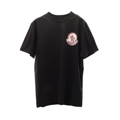 モンクレール MONCLER グラフィックモチーフ 半袖Tシャツ 衣料品 トップス コットン メンズ ブラック系 L10918C0003489B8U999 【新品】
