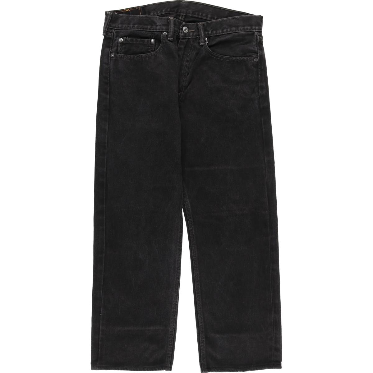 古着 リーバイス Levi's 505 ブラックデニム テーパードデニムパンツ メンズw34相当/eaa482933