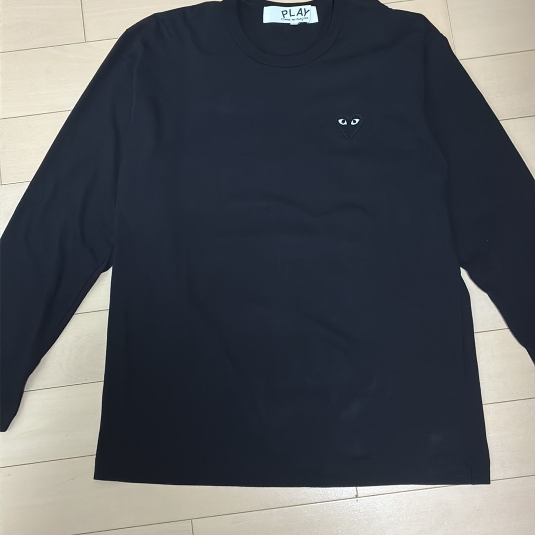 PLAY COMME des GARCONS Unisex Long Sleeve T-Shirt AX-T120-051 "Black"