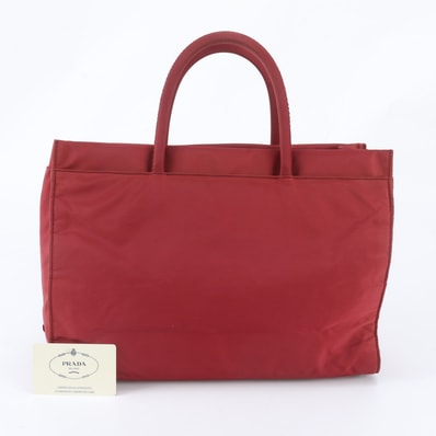 ■美品 プラダ テスート ナイロントライアングルロゴ B7953