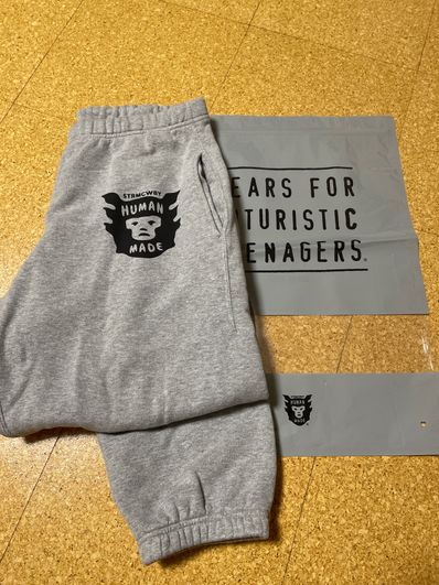 HUMAN MADE LIGHT SWEAT PANTS "Gray"