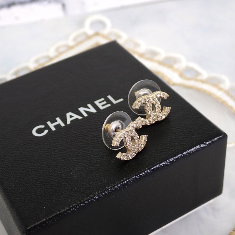 シャネル CHANEL ココマーク ピアス メタル ゴールド【中古】【Aランク】