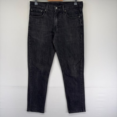 古着 リーバイス Levi's デニム パンツ ブラックデニム テーパード 5ポケット 511 ジッパーフライ W32 L32 ブラック系 メンズ