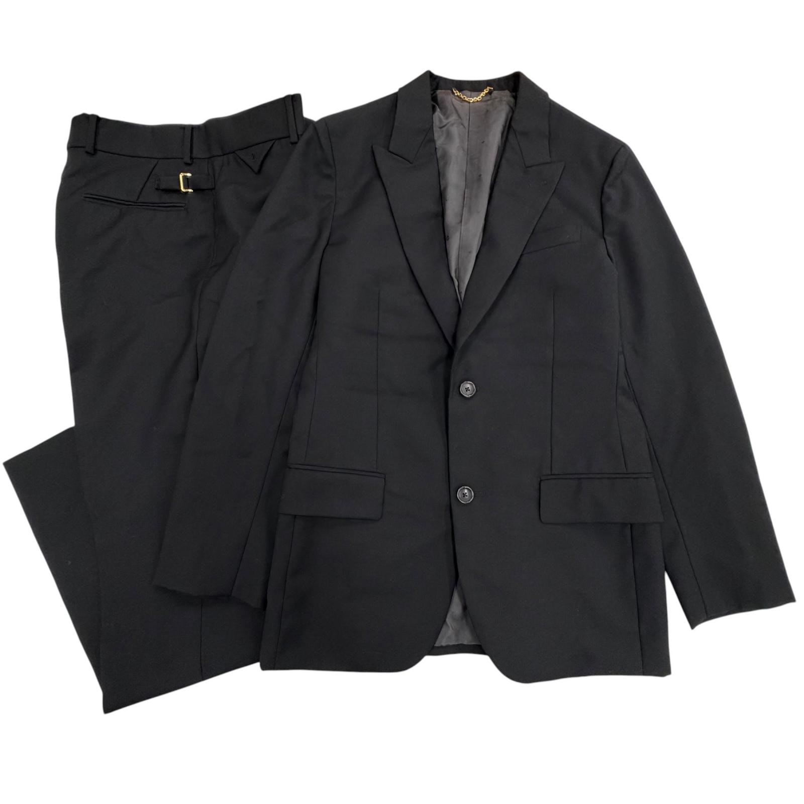 美品 ルイヴィトン セットアップ TAILOR MADE ブラック メンズ 46 S-XS相当