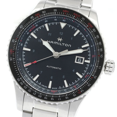 ☆美品 ハミルトン カーキアビエーション H766150 メンズ 【中古】
