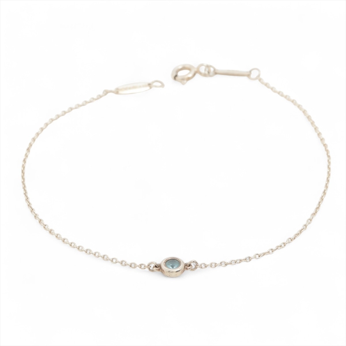 ティファニー TIFFANY&Co. バイザヤード アクアマリン ブレスレット【中古】