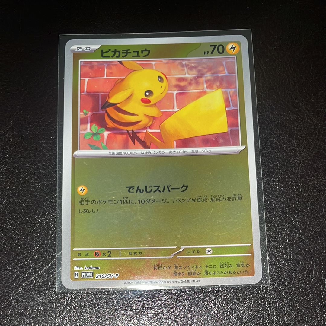PSA10】ピカチュウ P [SV-P 216](プロモカードパック「ポケカの夏が