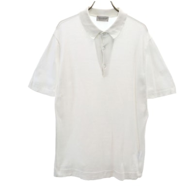 JOHN SMEDLEY ジョンスメドレー イングランド製 半袖 ポロシャツ M ホワイト