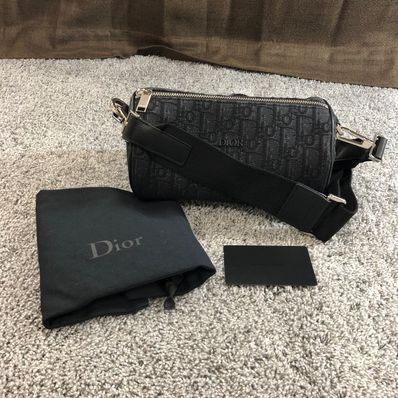 Dior Roller Oblique Messenger Bag "Black"