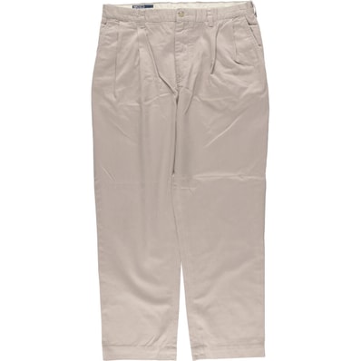 古着 ラルフローレン Ralph Lauren POLO by Ralph Lauren REVERSE PLEATED PROSPECT PANT ツータック チノパンツ メンズw36相当/eaa558453