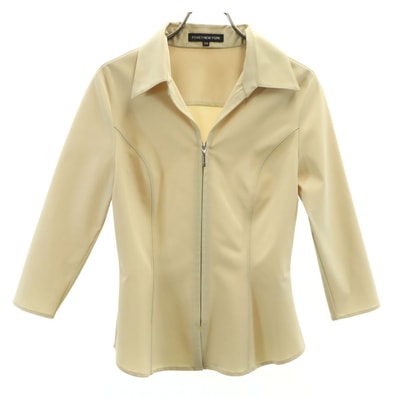 FOXEY NEW YORK フォクシーニューヨーク 日本製 ジャケット 38 ベージュ